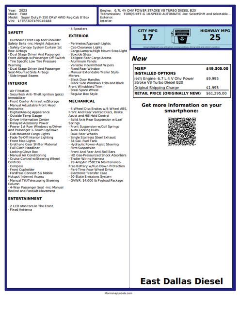 2023 Ford F-350 Super Duty XLT | Dallas, TX | East Dallas Diesel 2023 Ford F-350 Super Duty XLT | Dallas, TX | East Dallas Diesel