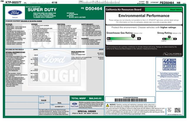 2023 Ford F-350 Super Duty Lariat Ultimate FX4 Hi Output RANCH HAND CM Hauler | Dallas, TX | East Dallas Diesel