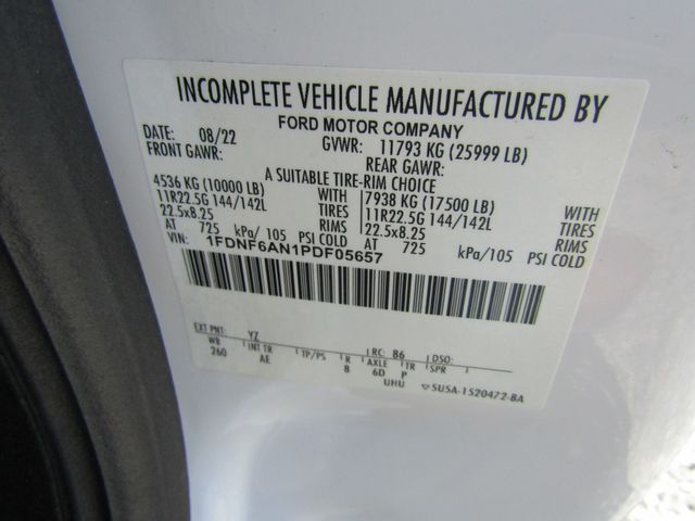 2023 Ford F650 24' Box Truck with Lift Gate