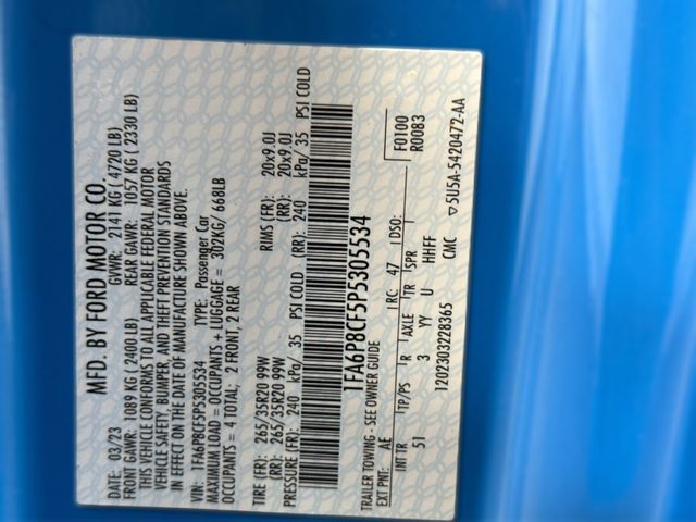 2023 Ford Mustang GT Premium 2023 Ford Mustang GT Premium