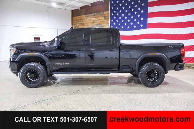 2023 GMC Sierra 3500HD AT4 4x4 Duramax Diesel Allison LEVELED Black 20s