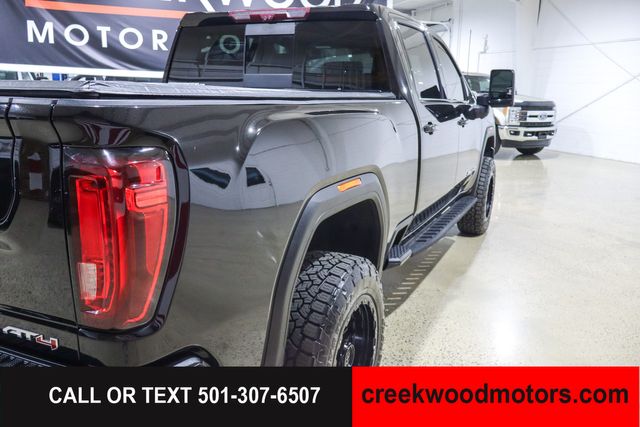 2023 GMC Sierra 3500HD AT4 4x4 Duramax Diesel Allison LEVELED Black 20s