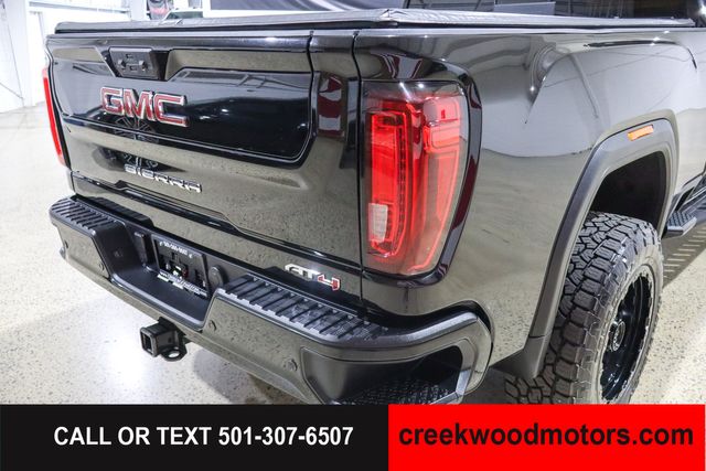 2023 GMC Sierra 3500HD AT4 4x4 Duramax Diesel Allison LEVELED Black 20s