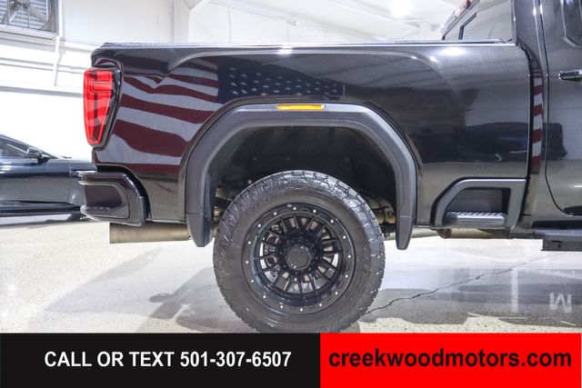 2023 GMC Sierra 3500HD AT4 4x4 Duramax Diesel Allison LEVELED Black 20s