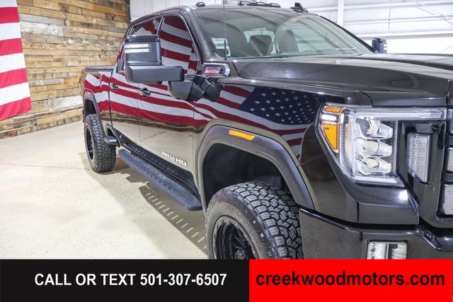 2023 GMC Sierra 3500HD AT4 4x4 Duramax Diesel Allison LEVELED Black 20s