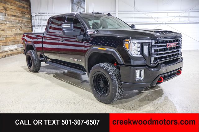 2023 GMC Sierra 3500HD AT4 4x4 Duramax Diesel Allison LEVELED Black 20s