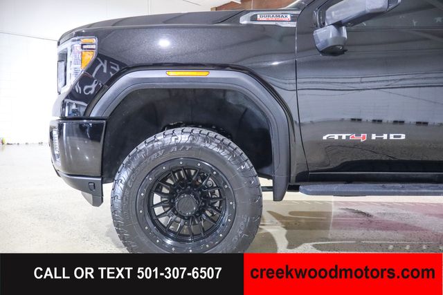 2023 GMC Sierra 3500HD AT4 4x4 Duramax Diesel Allison LEVELED Black 20s