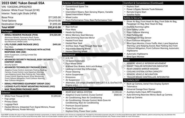 2023 GMC Yukon Denali