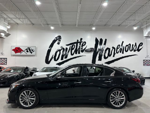 2023 Infiniti Q50 Luxe V-6, 300HP, B92, H92 USB, Gorgeous, Only 42k | Dallas, Texas | Corvette Warehouse 2023 Infiniti Q50 Luxe V-6, 300HP, B92, H92 USB, Gorgeous, Only 42k | Dallas, Texas | Corvette Warehouse