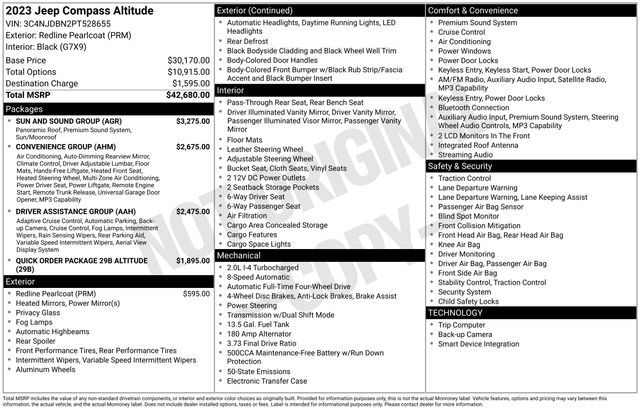 2023 Jeep Compass Altitude