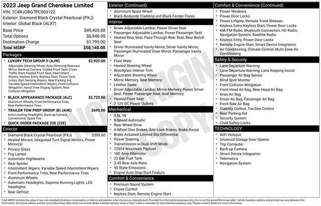 2023 Jeep Grand Cherokee Limited