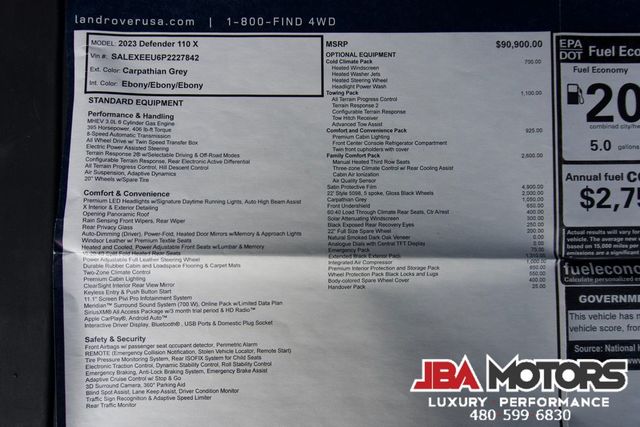 2023 Land Rover Defender 110 x ~ Highly Optioned 110x ~ HUGE Original MSRP | MESA, AZ | JBA MOTORS 2023 Land Rover Defender 110 x ~ Highly Optioned 110x ~ HUGE Original MSRP | MESA, AZ | JBA MOTORS
