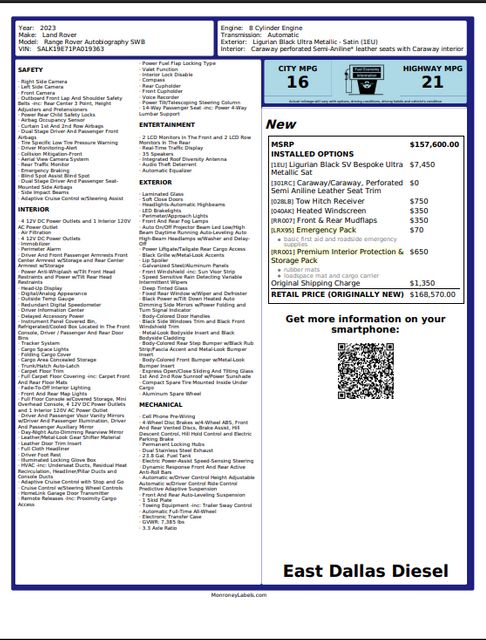 2023 Land Rover Range Rover Autobiography | Dallas, TX | East Dallas Diesel