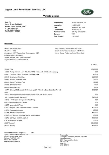 2023 Land Rover Range Rover Autobiography LIGURIAN SATIN Deployable Steps 23" | Dallas, TX | East Dallas Diesel