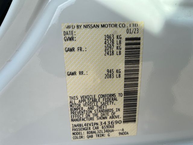 2023 Nissan Altima 2.5 SL 2023 Nissan Altima 2.5 SL