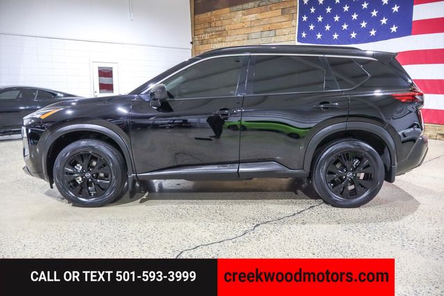 2023 Nissan Rogue SV Midnight Black 1 Owner Financing 36MPG Loaded