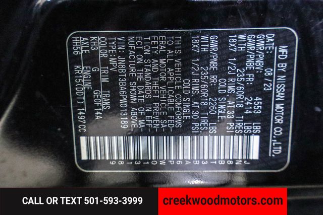 2023 Nissan Rogue SV Midnight Black 1 Owner Financing 36MPG Loaded