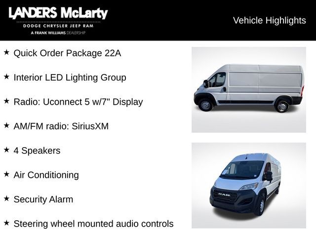 2023 Ram ProMaster 2500 159 WB