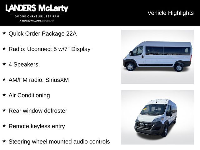 2023 Ram ProMaster 2500 159 WB