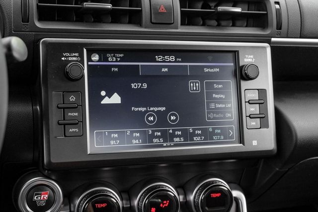 2023 Toyota GR86 8"Touchscreen Apple Car/Android Adaptive Cruise BT