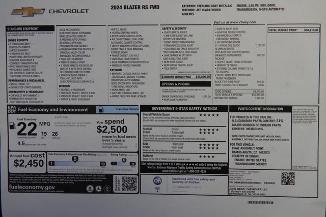 2024 Chevrolet Blazer RS | Loganville, Georgia | Executive Auto