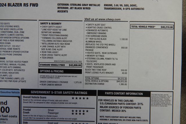 2024 Chevrolet Blazer RS | Loganville, Georgia | Executive Auto 2024 Chevrolet Blazer RS | Loganville, Georgia | Executive Auto
