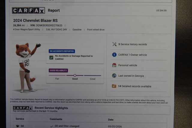 2024 Chevrolet Blazer RS | Loganville, Georgia | Executive Auto 2024 Chevrolet Blazer RS | Loganville, Georgia | Executive Auto