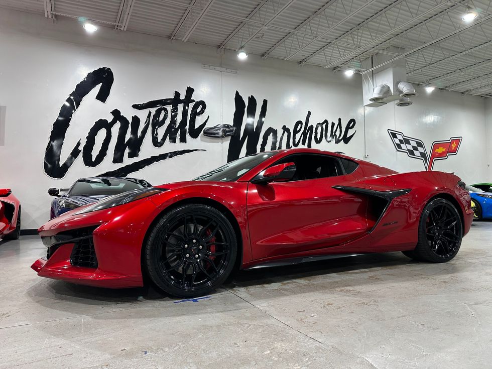 2024 Chevrolet Corvette Z06 J6F Tips Red Mist Black Spiders, Value