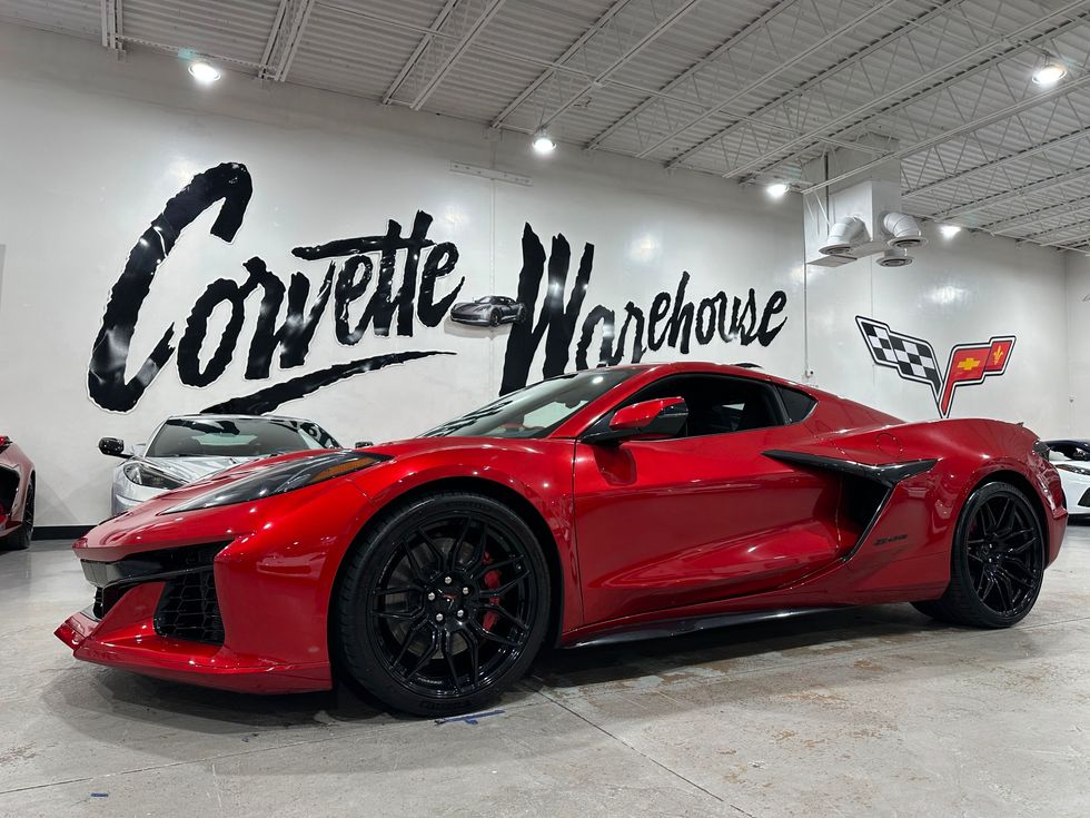 2024 Chevrolet Corvette Z06 J6F Tips Red Mist Black Spiders, Value