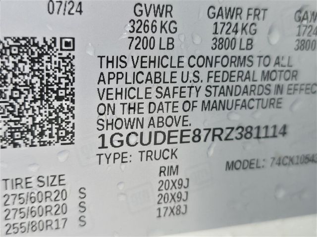 2024 Chevrolet Silverado 1500 RST 2024 Chevrolet Silverado 1500 RST