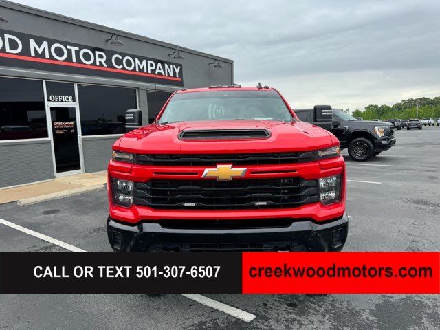 2024 Chevrolet Silverado 2500HD Custom 4x4 Crew Cab 6.6 GAS Allison Red 1Owner 20s 2024 Chevrolet Silverado 2500HD Custom 4x4 Crew Cab 6.6 GAS Allison Red 1Owner 20s