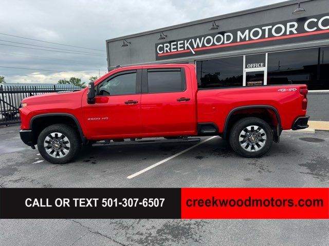 2024 Chevrolet Silverado 2500HD Custom 4x4 Crew Cab 6.6 GAS Allison Red 1Owner 20s 2024 Chevrolet Silverado 2500HD Custom 4x4 Crew Cab 6.6 GAS Allison Red 1Owner 20s