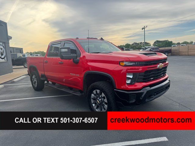 2024 Chevrolet Silverado 2500HD Custom 4x4 6.6 GAS Allison Red 1 Owner 20s LEVELED 2024 Chevrolet Silverado 2500HD Custom 4x4 6.6 GAS Allison Red 1 Owner 20s LEVELED