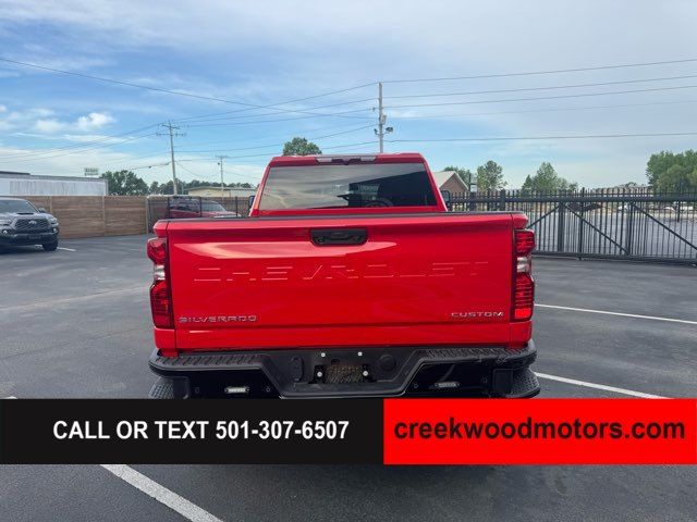 2024 Chevrolet Silverado 2500HD Custom 4x4 6.6 GAS Allison Red 1 Owner 20s LEVELED
