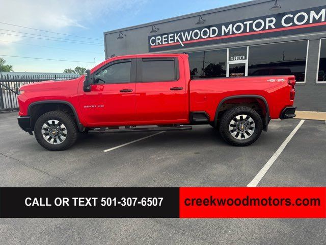 2024 Chevrolet Silverado 2500HD Custom 4x4 6.6 GAS Allison Red 1 Owner 20s LEVELED 2024 Chevrolet Silverado 2500HD Custom 4x4 6.6 GAS Allison Red 1 Owner 20s LEVELED