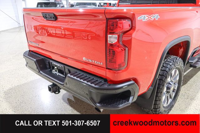 2024 Chevrolet Silverado 2500HD Custom 4x4 6.6 GAS Allison Red 1 Owner 20s LEVELED