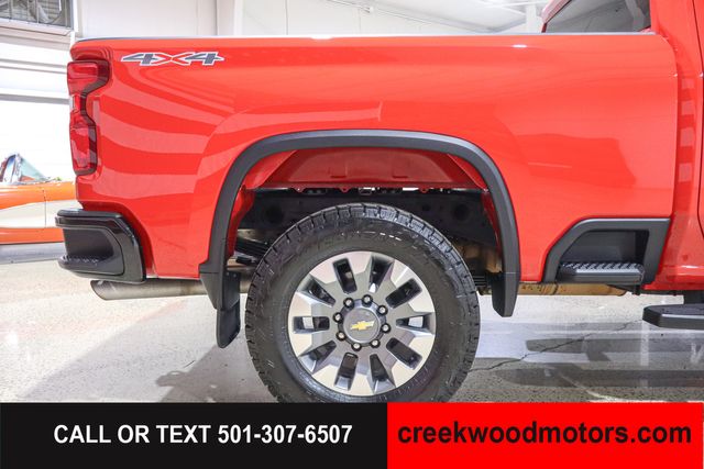 2024 Chevrolet Silverado 2500HD Custom 4x4 6.6 GAS Allison Red 1 Owner 20s LEVELED