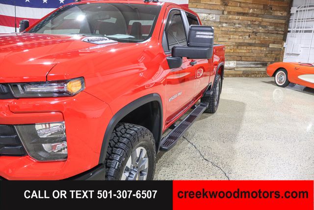 2024 Chevrolet Silverado 2500HD Custom 4x4 6.6 GAS Allison Red 1 Owner 20s LEVELED