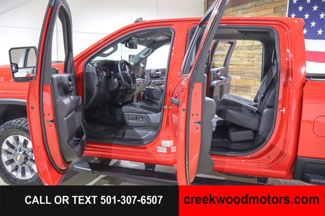 2024 Chevrolet Silverado 2500HD Custom 4x4 6.6 GAS Allison Red 1 Owner 20s LEVELED