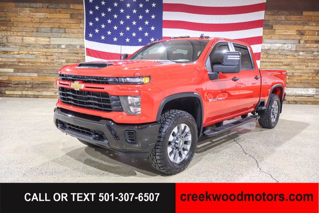 2024 Chevrolet Silverado 2500HD Custom 4x4 6.6 GAS Allison Red 1 Owner 20s LEVELED in Searcy, AR 72143