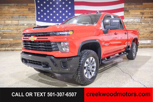2024 Chevrolet Silverado 2500HD Custom 4x4 6.6 GAS Allison Red 1 Owner 20s LEVELED 2024 Chevrolet Silverado 2500HD Custom 4x4 6.6 GAS Allison Red 1 Owner 20s LEVELED