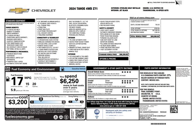 2024 Chevrolet Tahoe Z71 2024 Chevrolet Tahoe Z71