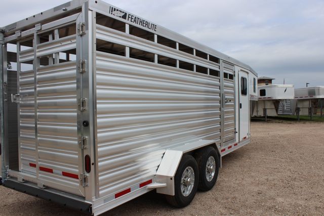 2024 Featherlite 8417 - 20' Stock Combo (4' DR + 16' Stock) GN 20' Stock Combo Straight Load w/ Dressing Room | CONROE, TX | SportChassis/ Featherlite Trailers of Texas 2024 Featherlite 8417 - 20' Stock Combo (4' DR + 16' Stock) GN 20' Stock Combo Straight Load w/ Dressing Room | CONROE, TX | SportChassis/ Featherlite Trailers of Texas