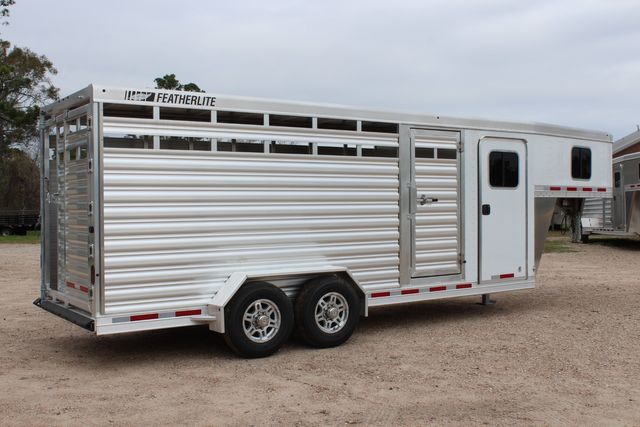 2024 Featherlite 8417 - 20' Stock Combo (4' DR + 16' Stock) GN 20' Stock Combo Straight Load w/ Dressing Room | CONROE, TX | SportChassis/ Featherlite Trailers of Texas 2024 Featherlite 8417 - 20' Stock Combo (4' DR + 16' Stock) GN 20' Stock Combo Straight Load w/ Dressing Room | CONROE, TX | SportChassis/ Featherlite Trailers of Texas