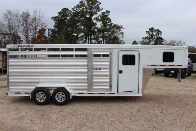 2024 Featherlite 8417 - 20' Stock Combo (4' DR + 16' Stock) GN 20' Stock Combo Straight Load w/ Dressing Room | CONROE, TX | SportChassis/ Featherlite Trailers of Texas 2024 Featherlite 8417 - 20' Stock Combo (4' DR + 16' Stock) GN 20' Stock Combo Straight Load w/ Dressing Room | CONROE, TX | SportChassis/ Featherlite Trailers of Texas