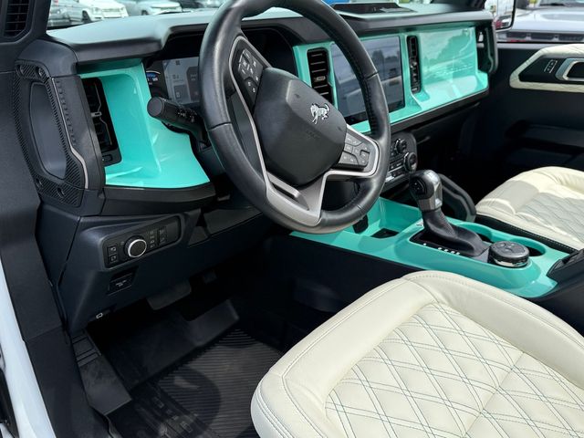 2024 Ford Bronco GULF GREEN OUTER BANKS LUX V6 LOADED LEATHER | Plant City, FL | psv5 DEMO - Bayshore Automotive