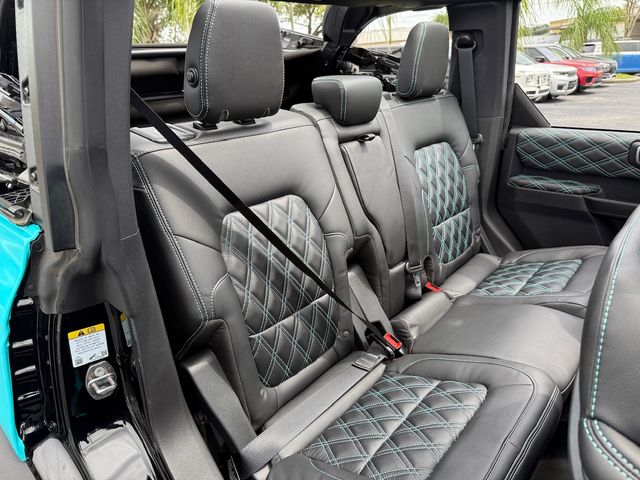 2024 Ford Bronco MIAMI BLUE BAYSHORE BRONCO LEATHER LIFTED LOADED | Plant City, FL | psv5 DEMO - Bayshore Automotive 2024 Ford Bronco MIAMI BLUE BAYSHORE BRONCO LEATHER LIFTED LOADED | Plant City, FL | psv5 DEMO - Bayshore Automotive