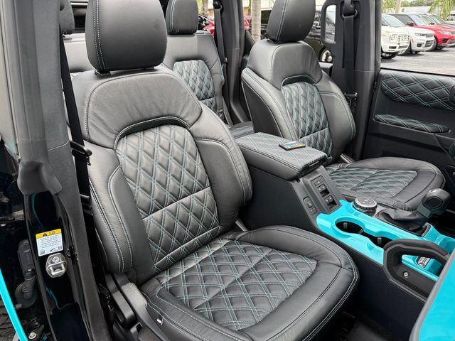 2024 Ford Bronco MIAMI BLUE BAYSHORE BRONCO LEATHER LIFTED LOADED | Plant City, FL | psv5 DEMO - Bayshore Automotive 2024 Ford Bronco MIAMI BLUE BAYSHORE BRONCO LEATHER LIFTED LOADED | Plant City, FL | psv5 DEMO - Bayshore Automotive