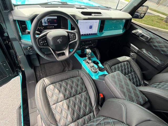 2024 Ford Bronco MIAMI BLUE BAYSHORE BRONCO LEATHER LIFTED LOADED | Plant City, FL | psv5 DEMO - Bayshore Automotive 2024 Ford Bronco MIAMI BLUE BAYSHORE BRONCO LEATHER LIFTED LOADED | Plant City, FL | psv5 DEMO - Bayshore Automotive