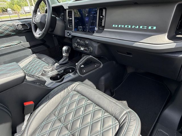 2024 Ford Bronco SEAFOAM PEARL LEATHER LIFTED LOADED 37"s | Plant City, FL | psv5 DEMO - Bayshore Automotive 2024 Ford Bronco SEAFOAM PEARL LEATHER LIFTED LOADED 37"s | Plant City, FL | psv5 DEMO - Bayshore Automotive